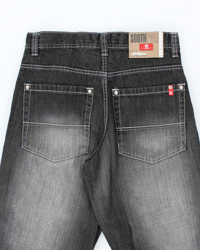 Vintage Y2K Southpole Grey Stone Wash Baggy Fit Jeans - W30 L30 sold by Rokit product image thumbnail 4