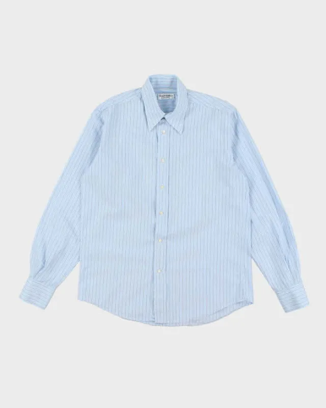 Vintage 90's Yves Saint Laurent Striped Long Sleeve Shirt - L sold by Rokit