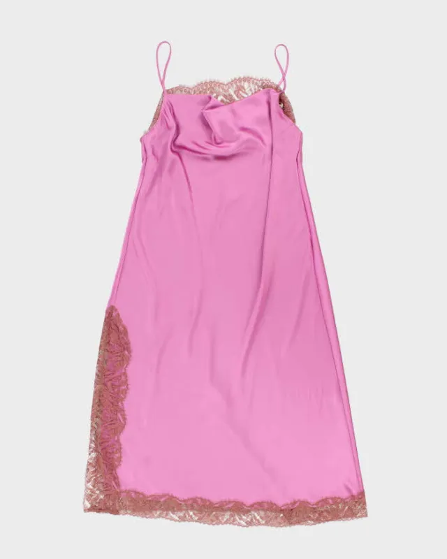 Victoria's Secret Fuchsia Pink Lingerie Slip - L sold by Rokit