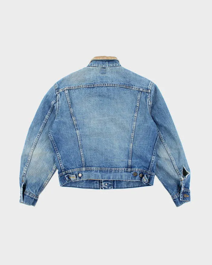 Vintage 80's Lee Corduroy Collared Medium Wash Denim Jacket - S sold by Rokit product image thumbnail 2