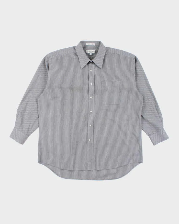 Vintage 90's Christian Dior Striped Long Sleeve Shirt - XL sold by Rokit