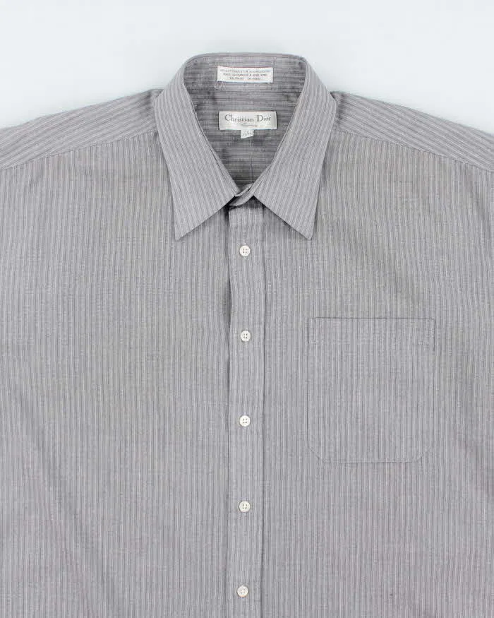 Vintage 90's Christian Dior Striped Long Sleeve Shirt - XL sold by Rokit product image thumbnail 3