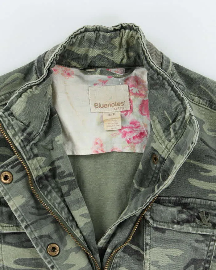 Vintage Y2K Bluenotes Camouflage Cropped Jacket - S sold by Rokit product image thumbnail 5
