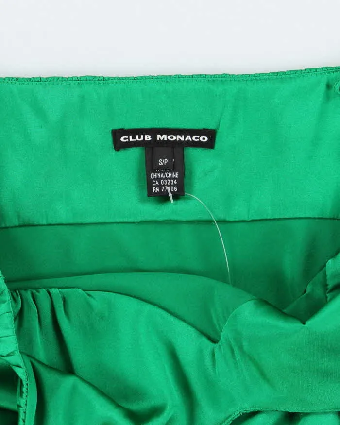 Club Monaco Emerald Green Silk Tank Top - S sold by Rokit product image thumbnail 5