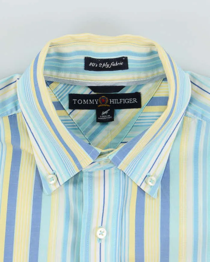 Vintage 2000's Tommy Hilfiger Small Embroidered Striped Shirt - S sold by Rokit product image thumbnail 5