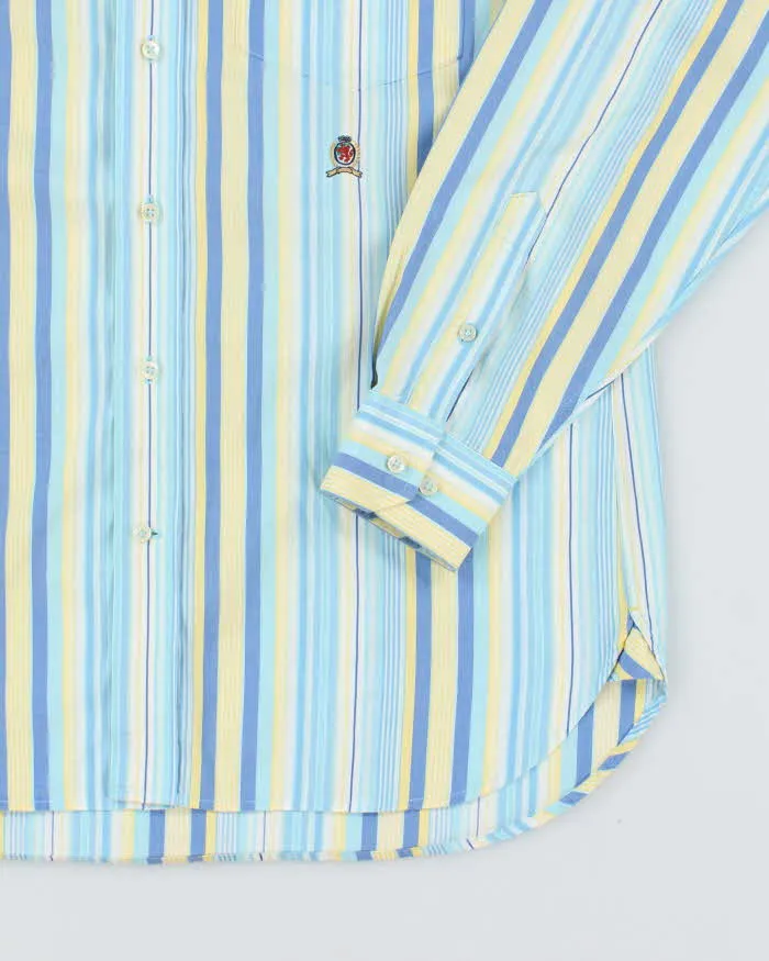 Vintage 2000's Tommy Hilfiger Small Embroidered Striped Shirt - S sold by Rokit product image thumbnail 4