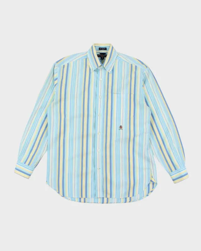 Vintage 2000's Tommy Hilfiger Small Embroidered Striped Shirt - S sold by Rokit