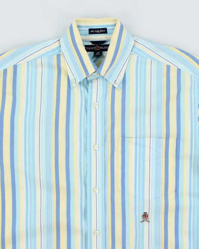 Vintage 2000's Tommy Hilfiger Small Embroidered Striped Shirt - S sold by Rokit product image thumbnail 3