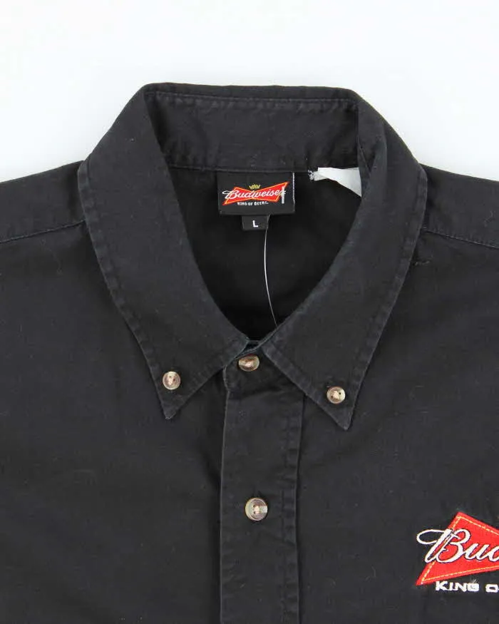 Vintage 2000's Budweiser Embroidered Long Sleeve Shirt - L sold by Rokit product image thumbnail 5