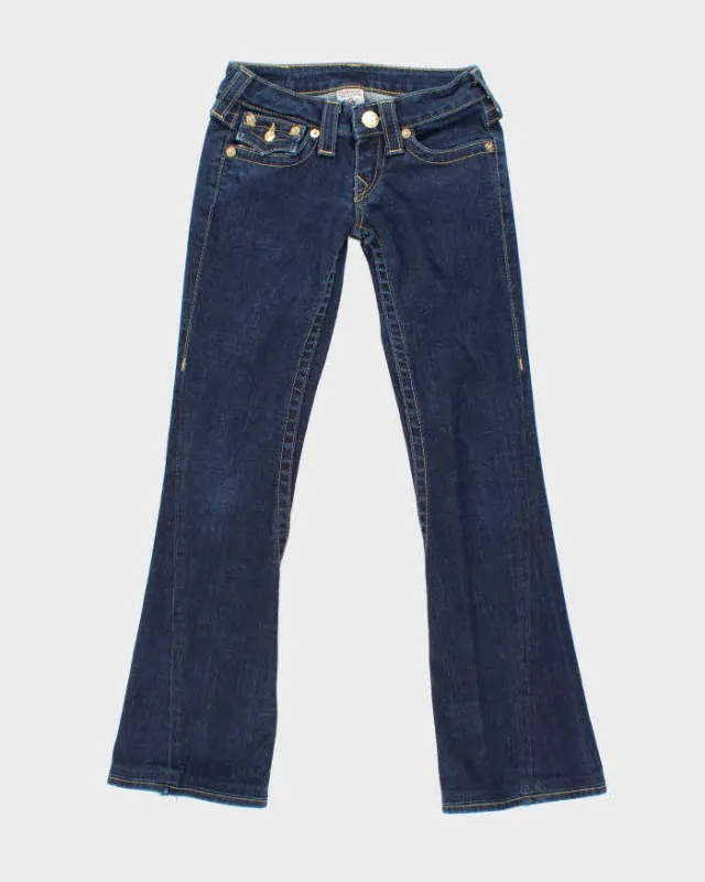 Vintage Y2K True Religion Wrapped Skinny Flared Jeans - W24 L27 sold by Rokit