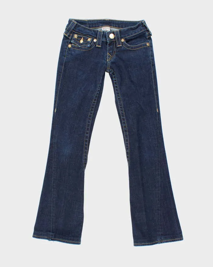 Vintage Y2K True Religion Wrapped Skinny Flared Jeans - W24 L27 sold by Rokit
