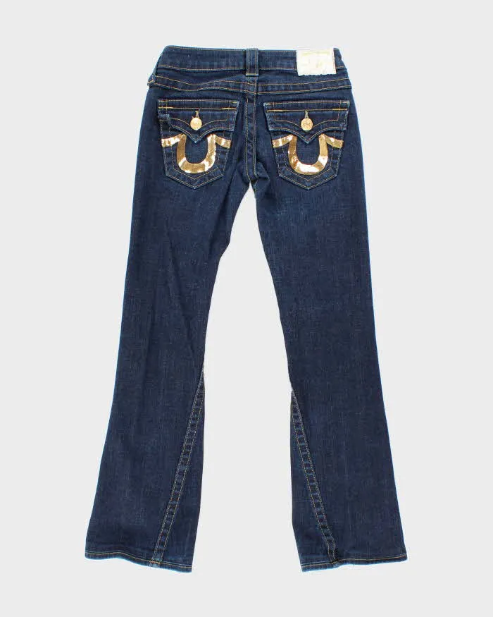 Vintage Y2K True Religion Wrapped Skinny Flared Jeans - W24 L27 sold by Rokit product image thumbnail 2