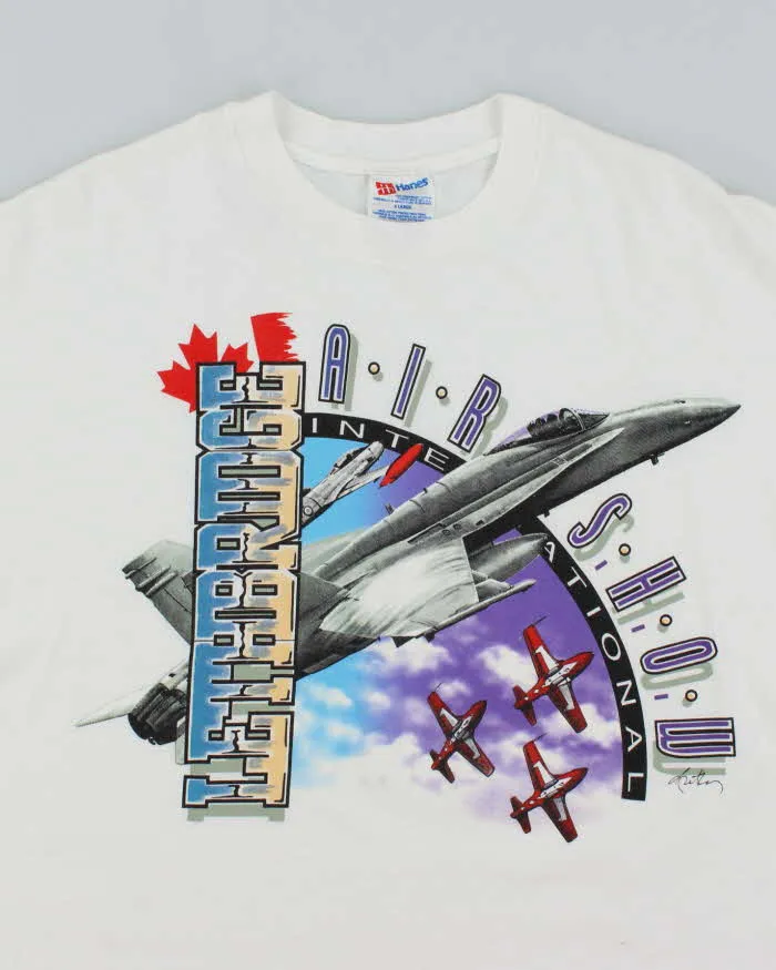 Vintage 90's Air Show Graphic T-Shirt - XL sold by Rokit product image thumbnail 3
