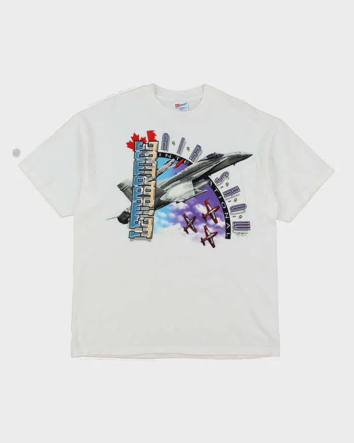 Vintage 90's Air Show Graphic T-Shirt - XL sold by Rokit