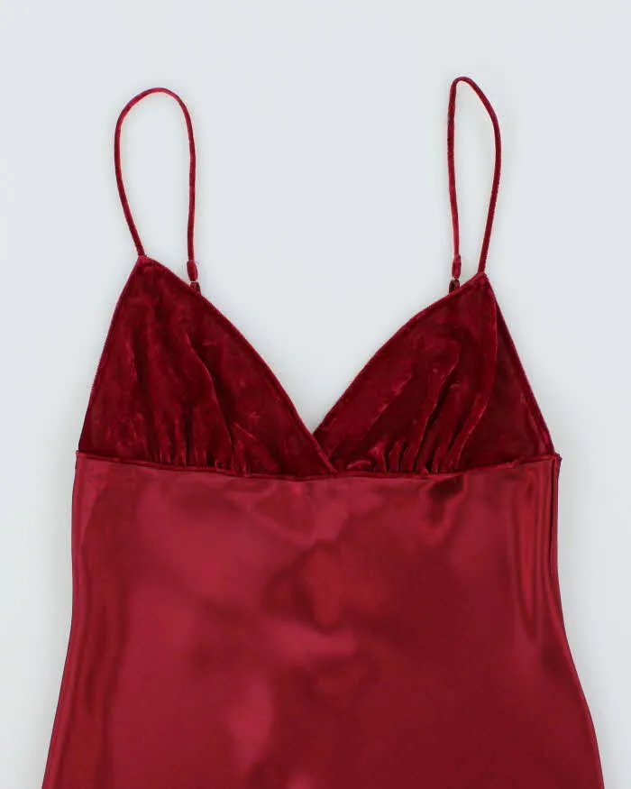 Vintage Y2k 00s La Senza Velvet & Satin Dress - S sold by Rokit product image thumbnail 3