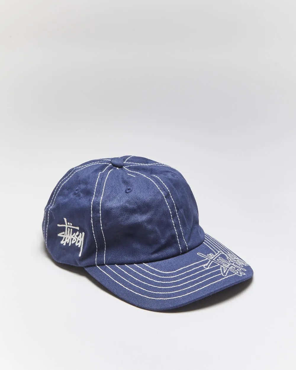 Vintage Stussy Embroidered Logo Cap - OS sold by Rokit