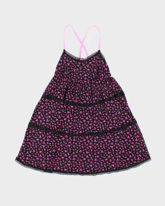 Vintage Y2k 00s La Senza Floral Mesh Cami - S sold by Rokit