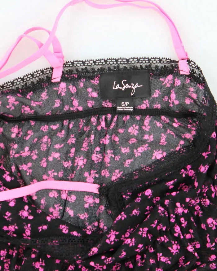 Vintage Y2k 00s La Senza Floral Mesh Cami - S sold by Rokit product image thumbnail 5