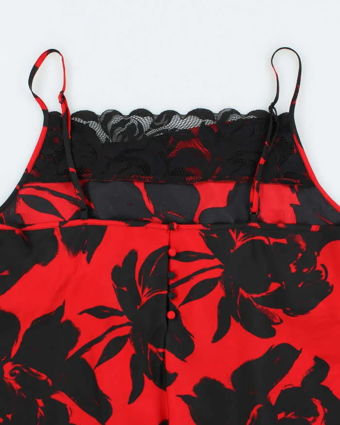La Vie En Rose Red and Black Lingerie Slip - XL sold by Rokit product image thumbnail 4