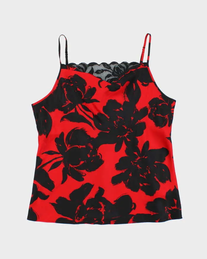 La Vie En Rose Red and Black Lingerie Slip - XL sold by Rokit