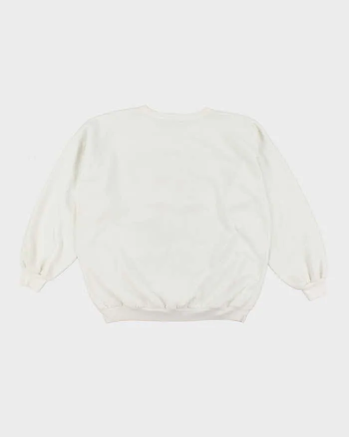 Vintage 80's Calgary Flames Looney Tunes NHL Hockey Sweatshirt - XL sold by Rokit product image thumbnail 2