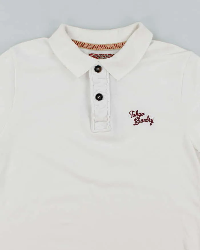 Vintage Y2K Tokyo Laundry Small Logo Slim Fit Polo Shirt - M sold by Rokit product image thumbnail 3