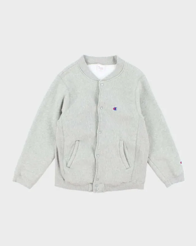 Vintage 90's Champion Snap Button Sweatshirt - XL sold by Rokit