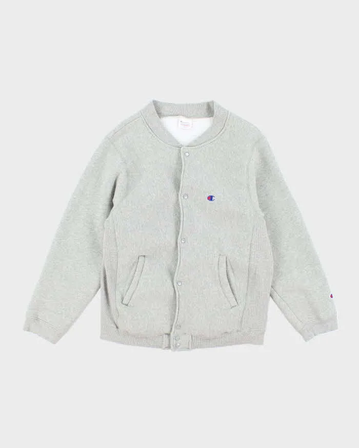 Vintage 90's Champion Snap Button Sweatshirt - XL sold by Rokit