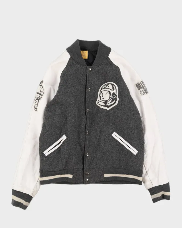 Billionaire Boys Club Grey Varsity Jacket - L sold by Rokit