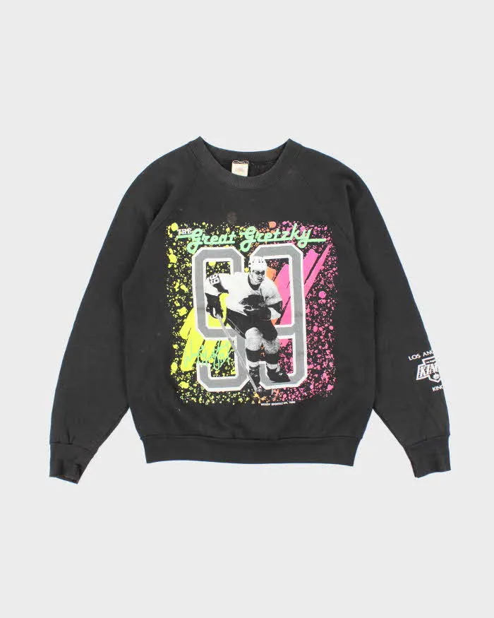 Vintage 80's LA Kings Wayne Gretzky NHL Hockey Sweatshirt - L sold by Rokit