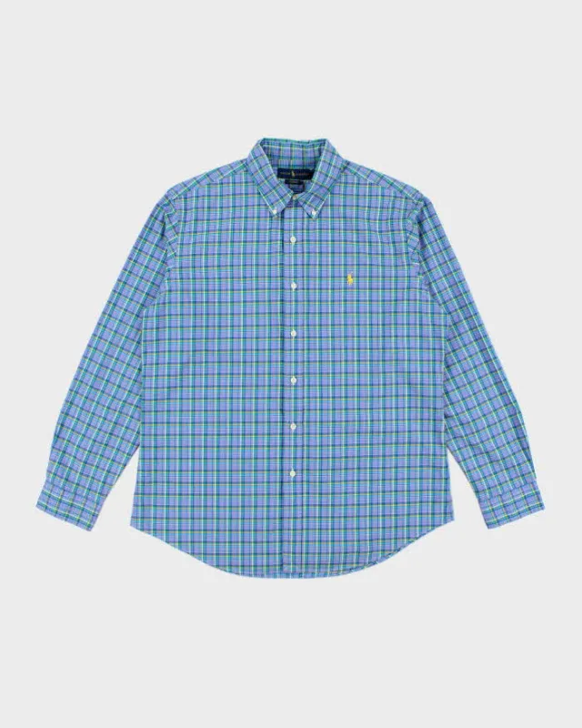 Vintage 2000's Ralph Lauren Patterned Long Sleeve Shirt - L sold by Rokit