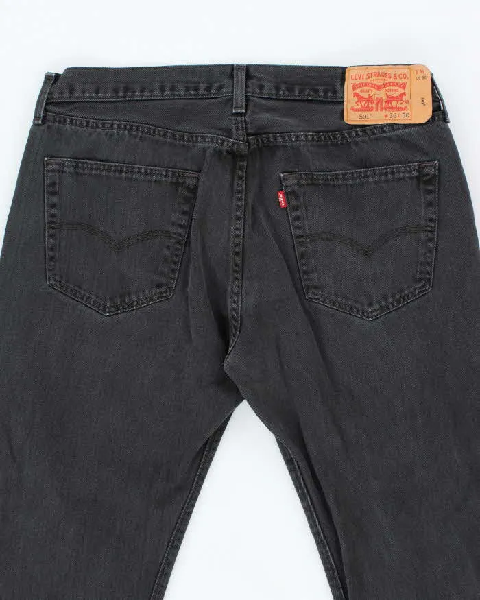 Vintage Levi's 501 Black Jeans - W36 L30 sold by Rokit product image thumbnail 4
