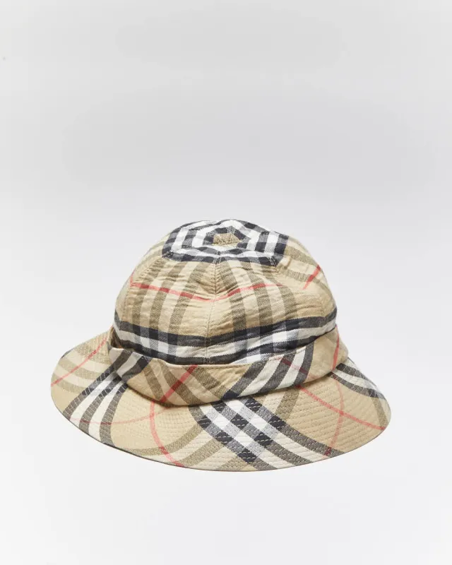 Vintage 2000's Burberry Nova Check Bucket Cap - OS sold by Rokit