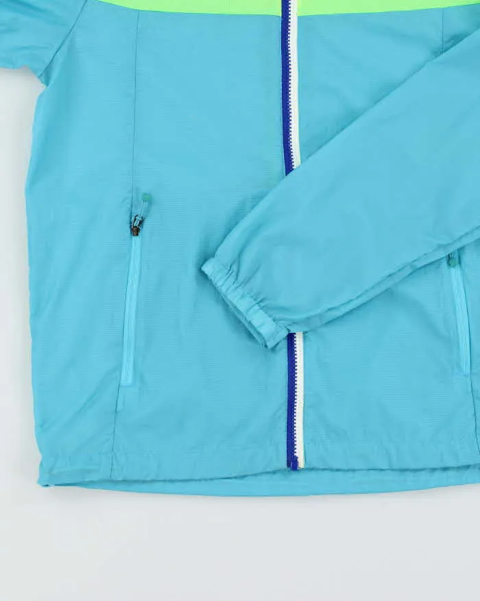 Women's The North Face Neon Yellow and Blue Hooded Windbreaker - M sold by Rokit product image thumbnail 4
