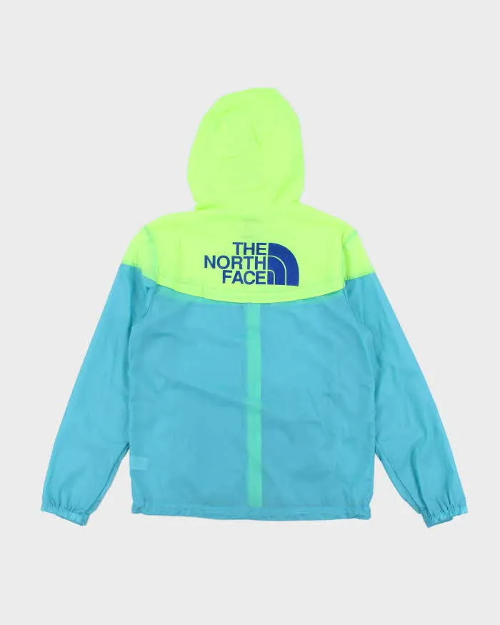 Women's The North Face Neon Yellow and Blue Hooded Windbreaker - M sold by Rokit product image thumbnail 2