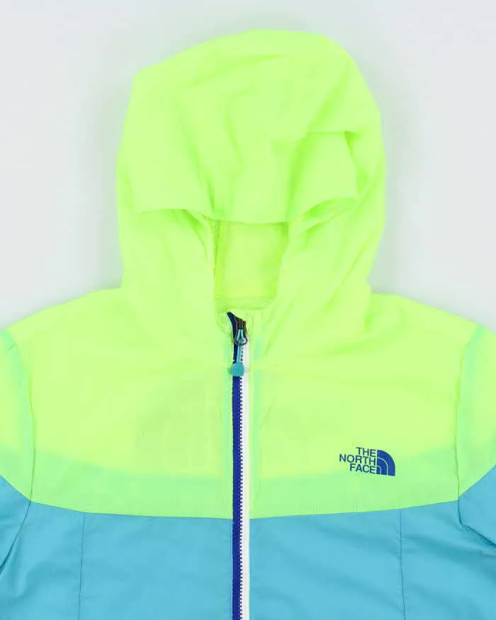 Women's The North Face Neon Yellow and Blue Hooded Windbreaker - M sold by Rokit product image thumbnail 3