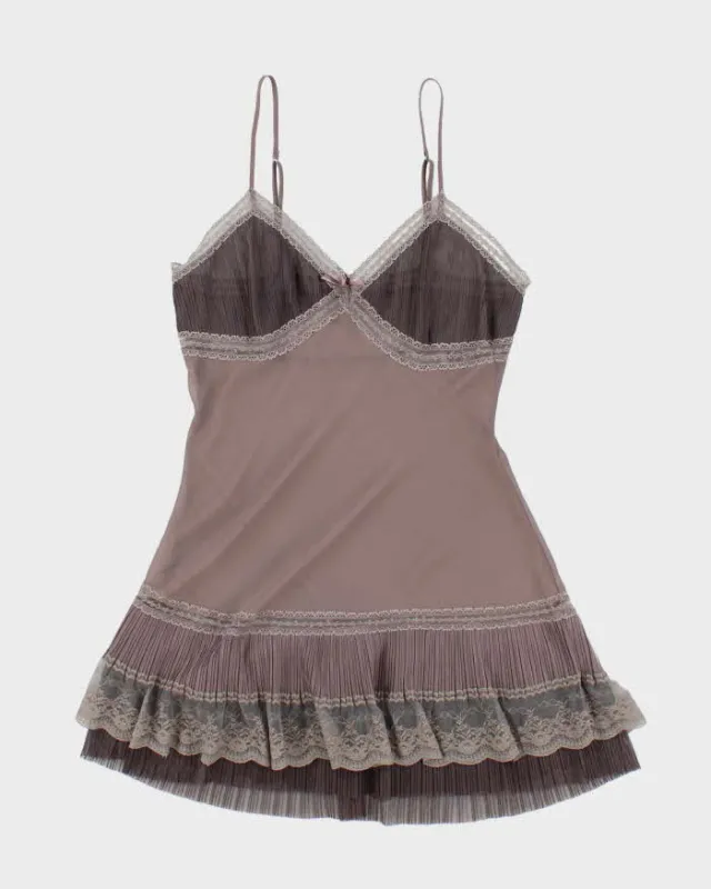 Vintage Y2k 00s La Vie En Rose Slip Dress - M sold by Rokit