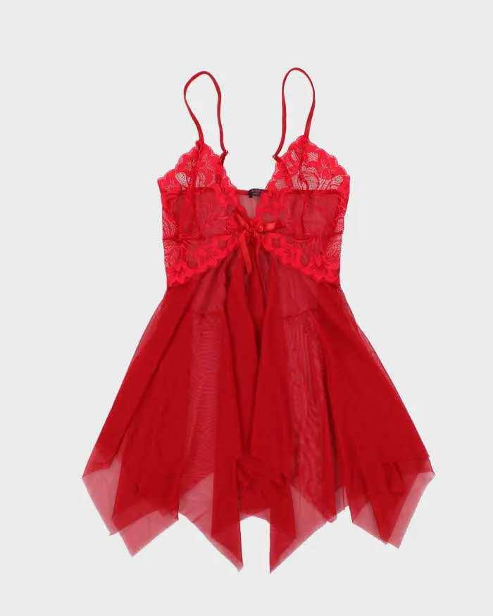 Vintage Y2k 00s Avid Love Handkerchief Hem Cami - S sold by Rokit