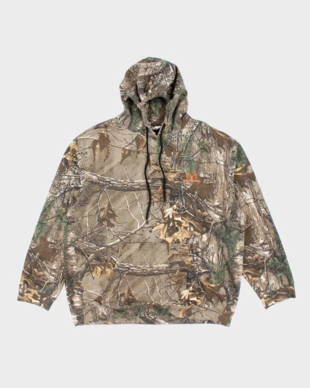 Vintage Y2K Real Tree Camouflage Oversized Hoodie - XL sold by Rokit