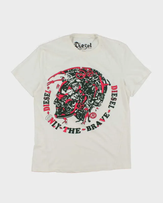 Vintage Y2K Diesel Only the Brave Graphic T-Shirt - M sold by Rokit