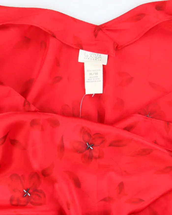 Vintage Y2k 00s La Senza Beaded Silk Slip Dress - XL sold by Rokit product image thumbnail 5