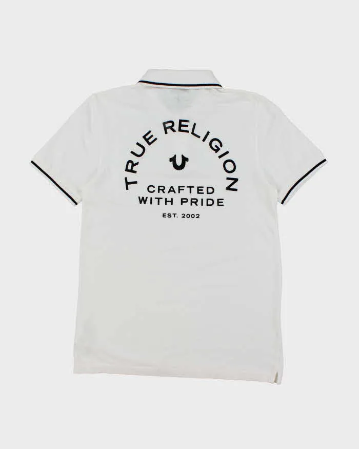 VIntage 2000's True Religion Small Logo Polo Shirt - M sold by Rokit product image thumbnail 2