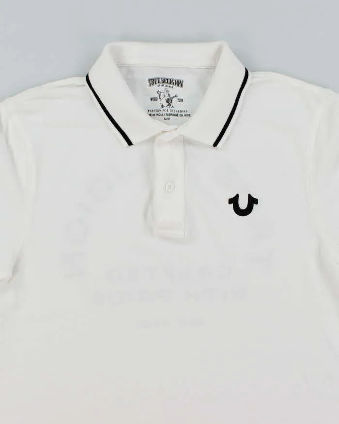 VIntage 2000's True Religion Small Logo Polo Shirt - M sold by Rokit product image thumbnail 3