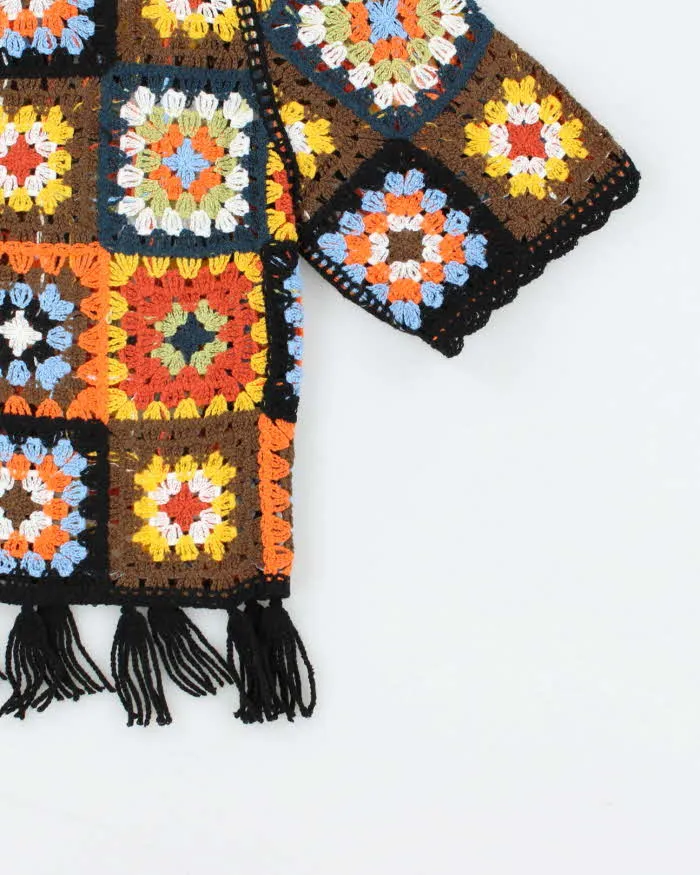 Vintage Handmade Crochet Cardigan - M sold by Rokit product image thumbnail 4