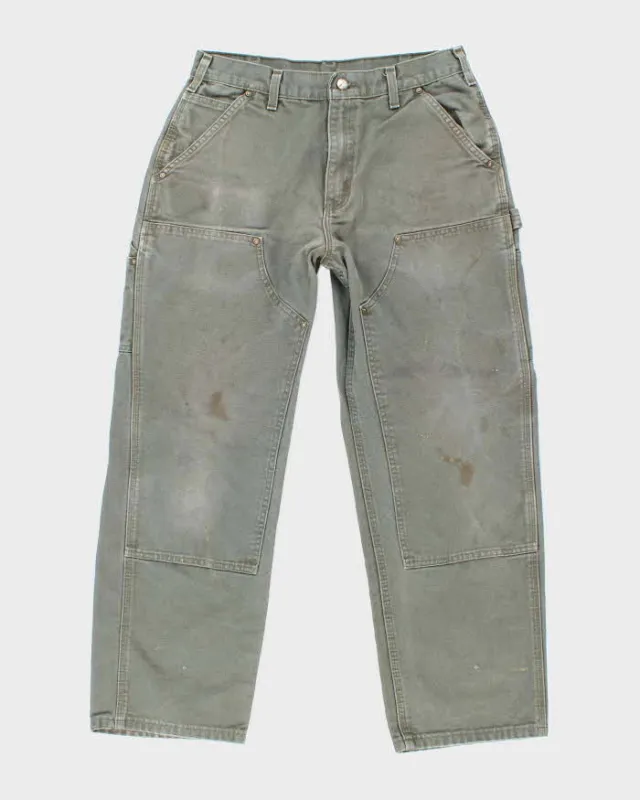 Vintage Y2K Carhartt Heavyweight Double Knee Carpenter Trousers - W30 L27 sold by Rokit