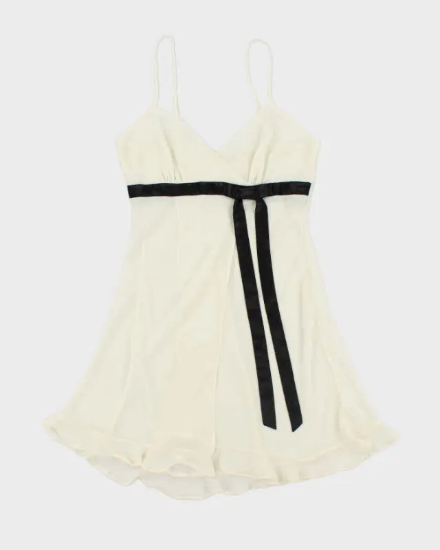 Vintage Y2k 00s La vie En Rose Sheer Slip Dress - S sold by Rokit