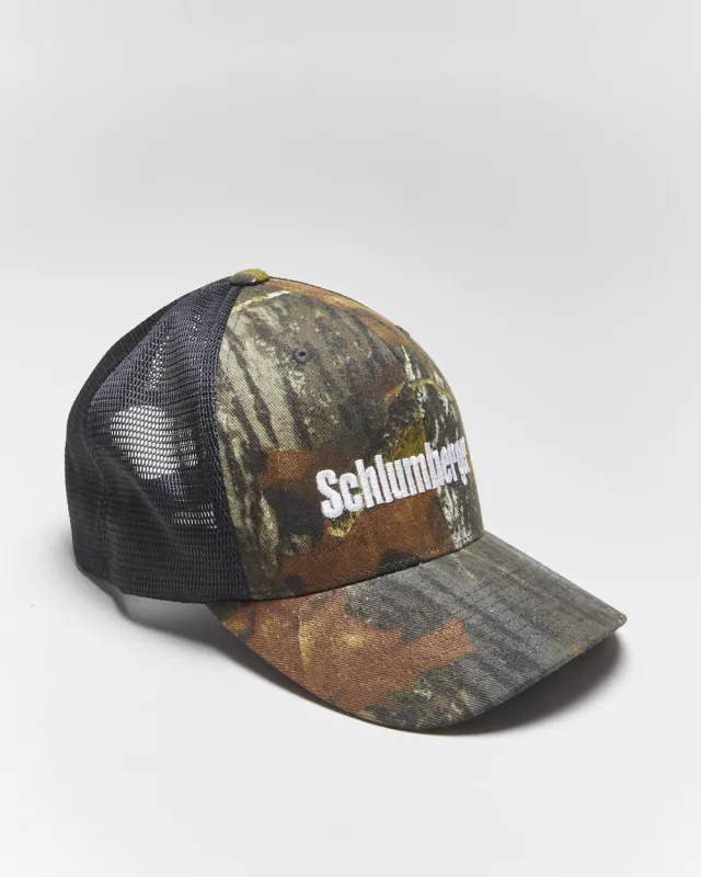 Vintage Y2K Real Tree Camouflage Embroidered Trucker Cap - OS sold by Rokit