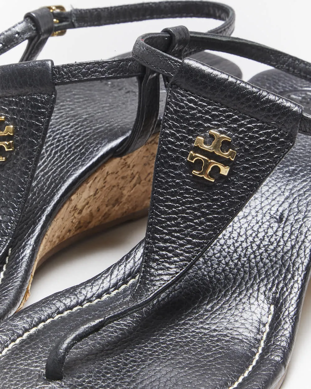 Vintage 00s Tory Burch Wedge Sandals - UK7 sold by Rokit product image thumbnail 5