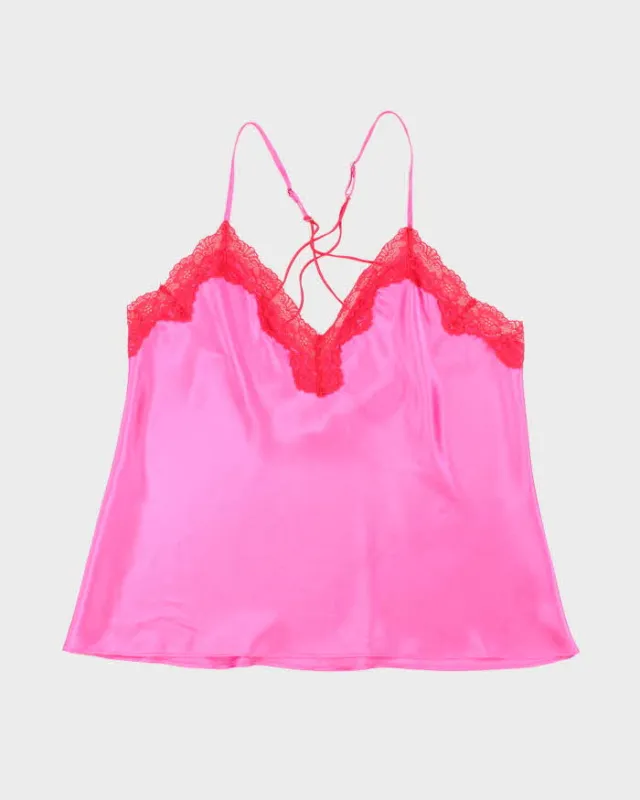 Vintage Y2k 00s Linea Donatella Satin Cami - L sold by Rokit