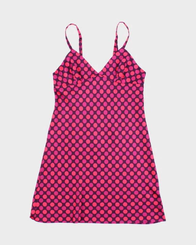 Vintage Y2k 00s Jacob Polka Dot Slip Dress - S sold by Rokit